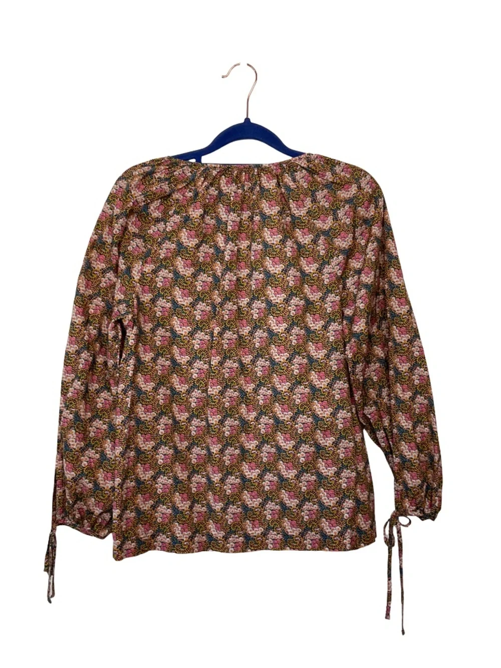 J. Crew Collection Tie-Sleeve Top in Ratti® Prism Floral